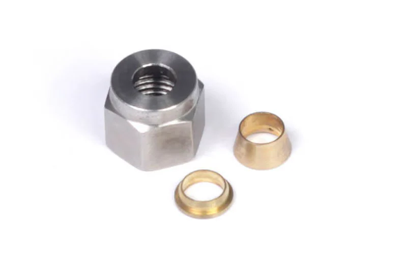 1/4" Nut and Brass Ferrule Only - Image 2