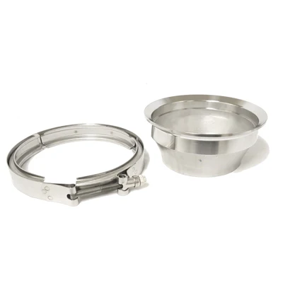 4" downpipe marmon flange/clamp/transition set for large frame GT42 and GT45 T6 divided turbine housing - Image 2