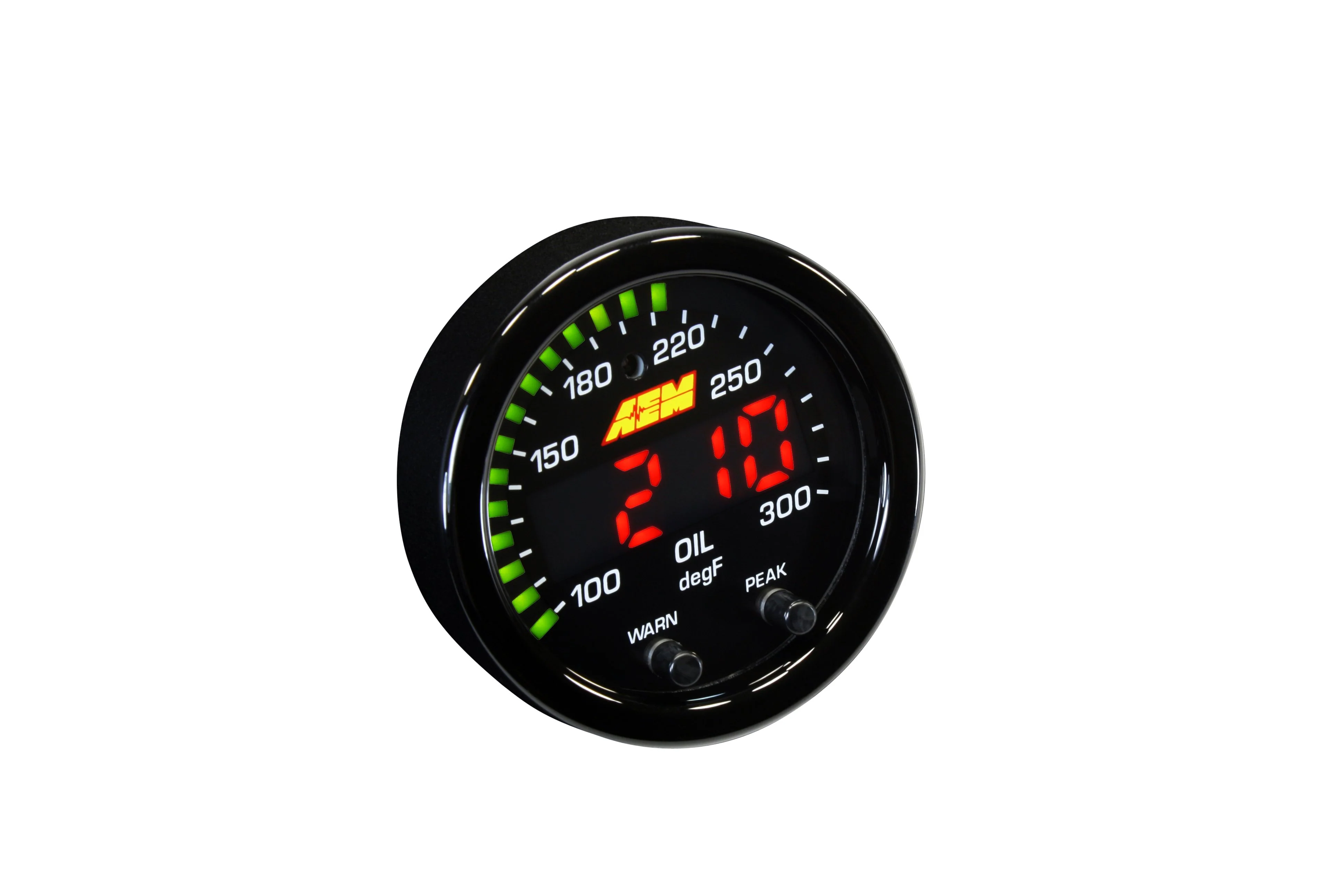 AEM X-SERIES TEMPERATURE GAUGE KIT 100-300F/40-150C 30-0302 - Image 3