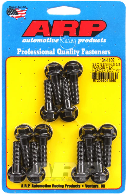 ARP Chevy LS 3/8in Flange Hex Header Bolt Kit:134-1102 - Image 2