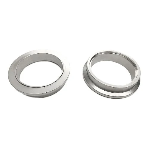 Stainless Downpipe Flange For New SMALL Garrett UNDIVIDED V-Band Housing On GT28 / GTX28 Series - Image 2