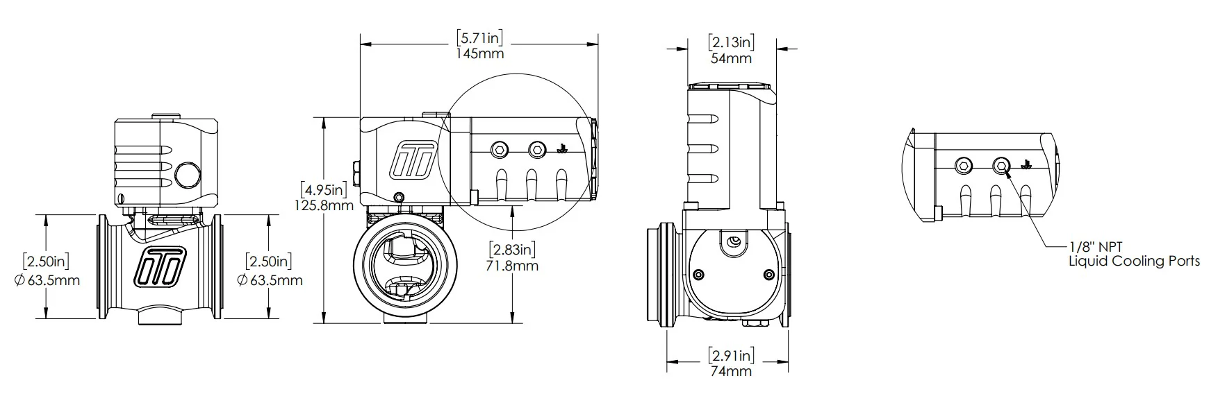 Electronic StraightGate40 eSG40 External Wastegate - Image 7