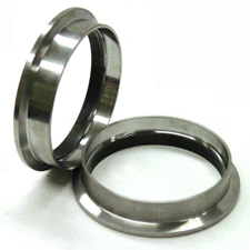 Flange, Standard 3" V-Band MILD STEEL (3.75" OD flange, Grooved for 3" OD Tube) - Image 2