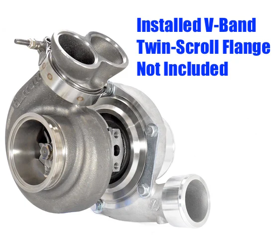 GEN2 Garrett GTX3582R Turbo with 1.01 A/R Garrett Twin-Scroll V-Band Turbine Housing GRT-TBO-B79 - Image 6