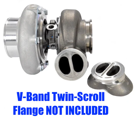 GEN2 Garrett GTX3582R Turbo with .83 A/R Garrett Twin-Scroll V-Band Turbine Housing GRT-TBO-B80 - Image 5