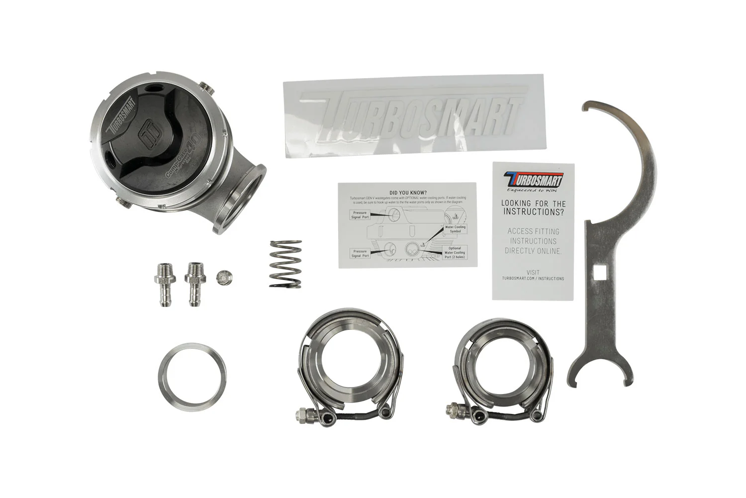 GenV CompGate40CG ‘Compressed Gas’ 5psi External Wastegate (Black) - Image 6