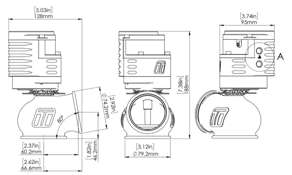 GenV Electronic PowerGate60 External Wastegate - Image 7