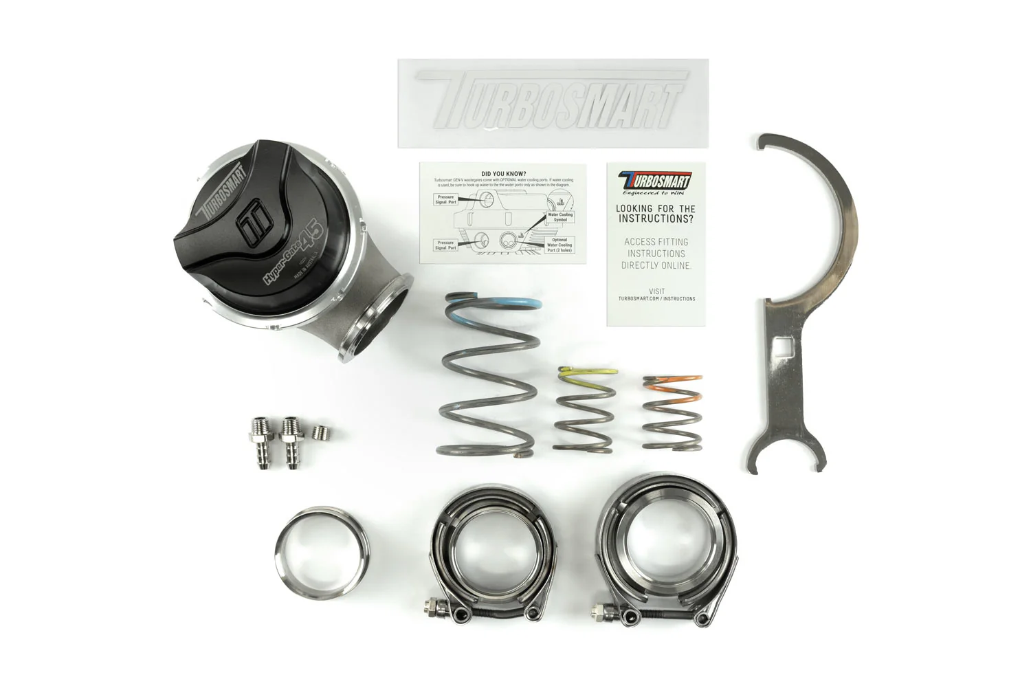 GenV HyperGate45 7psi External Wastegate (Black) - Image 5