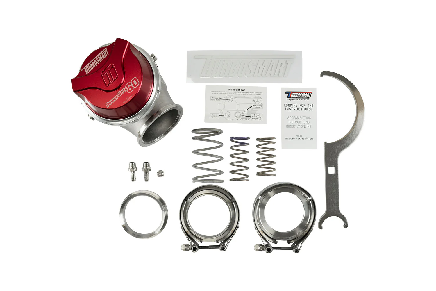 GenV PowerGate60 14psi External Wastegate (Red) - Image 6
