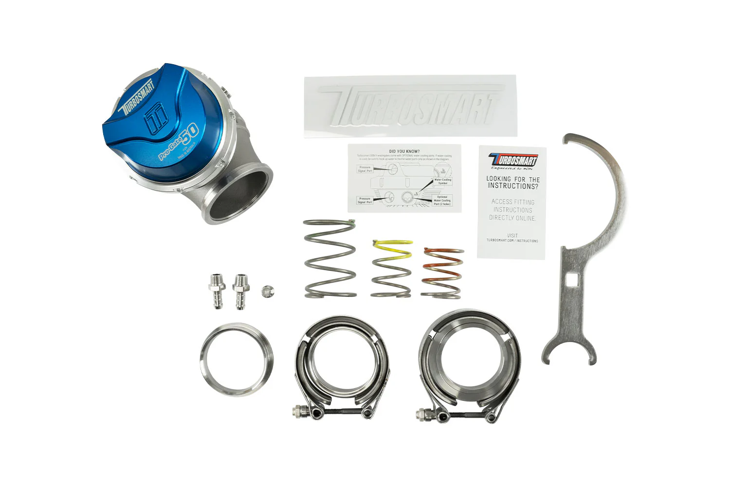 GenV ProGate50 14psi External Wastegate (Blue) - Image 6