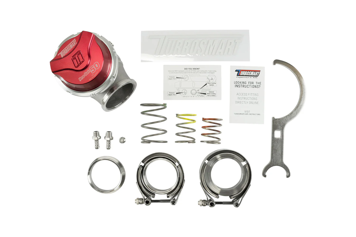 GenV ProGate50 14psi External Wastegate (Red) - Image 6