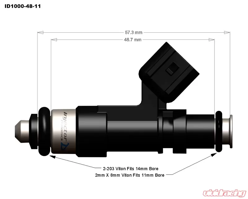 Injector Dynamics ID1050x Fuel Injector Set Subaru BRZ 2.0L 13-18 - Image 3