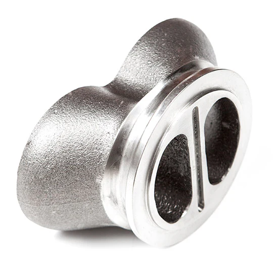 Manifold Side - Weld Adapter Flange For New Series Garrett V-band Twinscroll Turbine Housings - Image 2