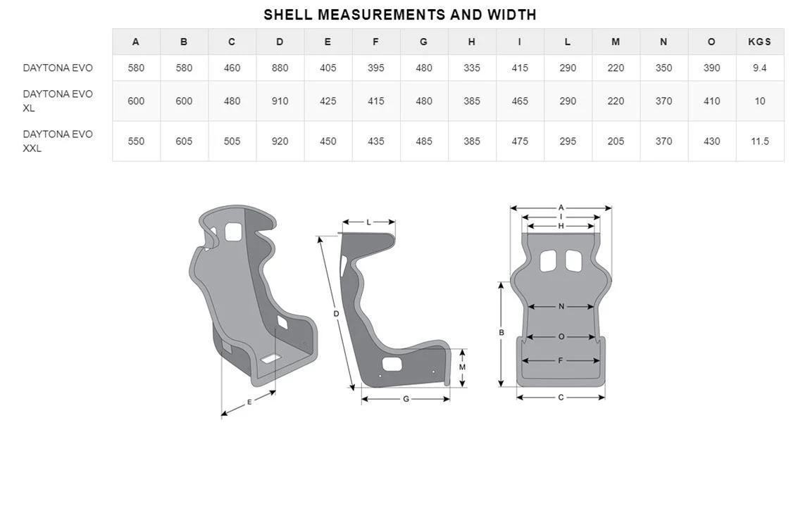 MOMO Racing Daytona Evo Racing Seats 1075BLK - Image 3