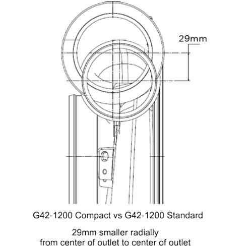 Turbo Assembly Kit, G42-1200C, T4 Divided 1.15 A/R, Compact CHS, Garrett P/N 879779-5005S GRT-TBO-J98 - Image 4